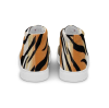 Tiger Print Women's High-Top Canvas Shoes