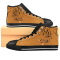 Stylish Tiger Head Print High Tops