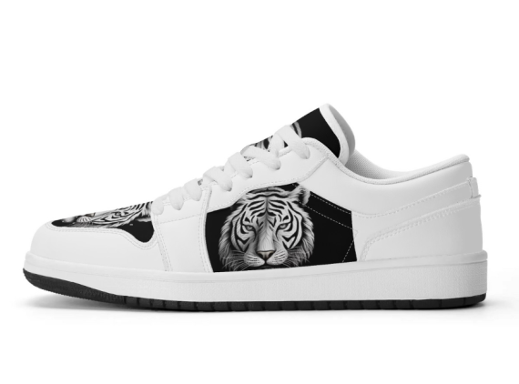 Ferocious Growl Tiger Vegan - Skate Low Top Sneakers